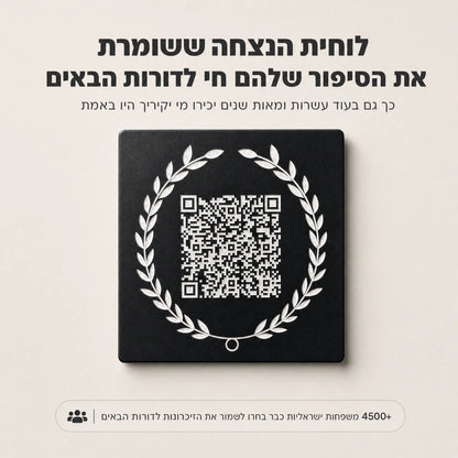 עדן - לוחית הנצחה דיגיטלית
