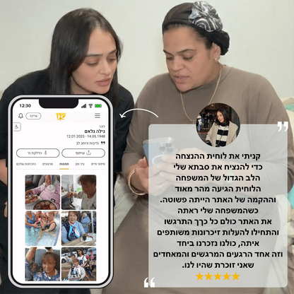 עדן - לוחית הנצחה דיגיטלית